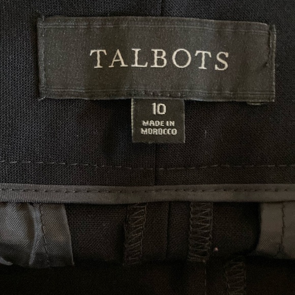 Talbots Black Cropped Heritage Trousers - Picture 9 of 11
